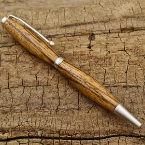 Zebrawood Pen - Wooden Pen - Groomsmen Gift - Father&#39;s Day Gift - Wedding Gift - Graduation Gift