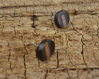 Resin Wood Studs - One Set of Resin Wooden Studs - 1 Set of Wood Studs - 1/2 Inch Diameter