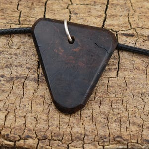 Desert Ironwood Burl Wood Pendant Necklace - Handmade Wood Pendant - Rare Wood Necklace - 1 Wood Pendant - 18-20inch Adjustable