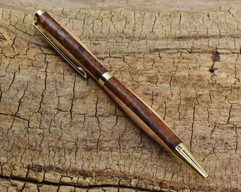 Multi-Wood Pen - Birdseye Maple and Curly Koa Wooden Pen - Groomsmen Gift - Father's Day Gift - Wedding Gift - Graduation Gift