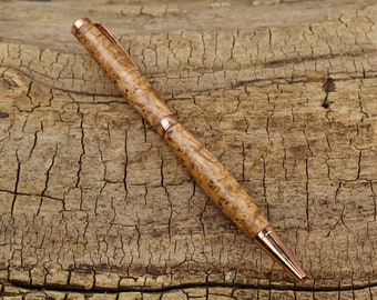 Black Ash Burl Wood Pen - Wooden Pen - Groomsmen Gift - Father's Day Gift - Wedding Gift - Graduation Gift