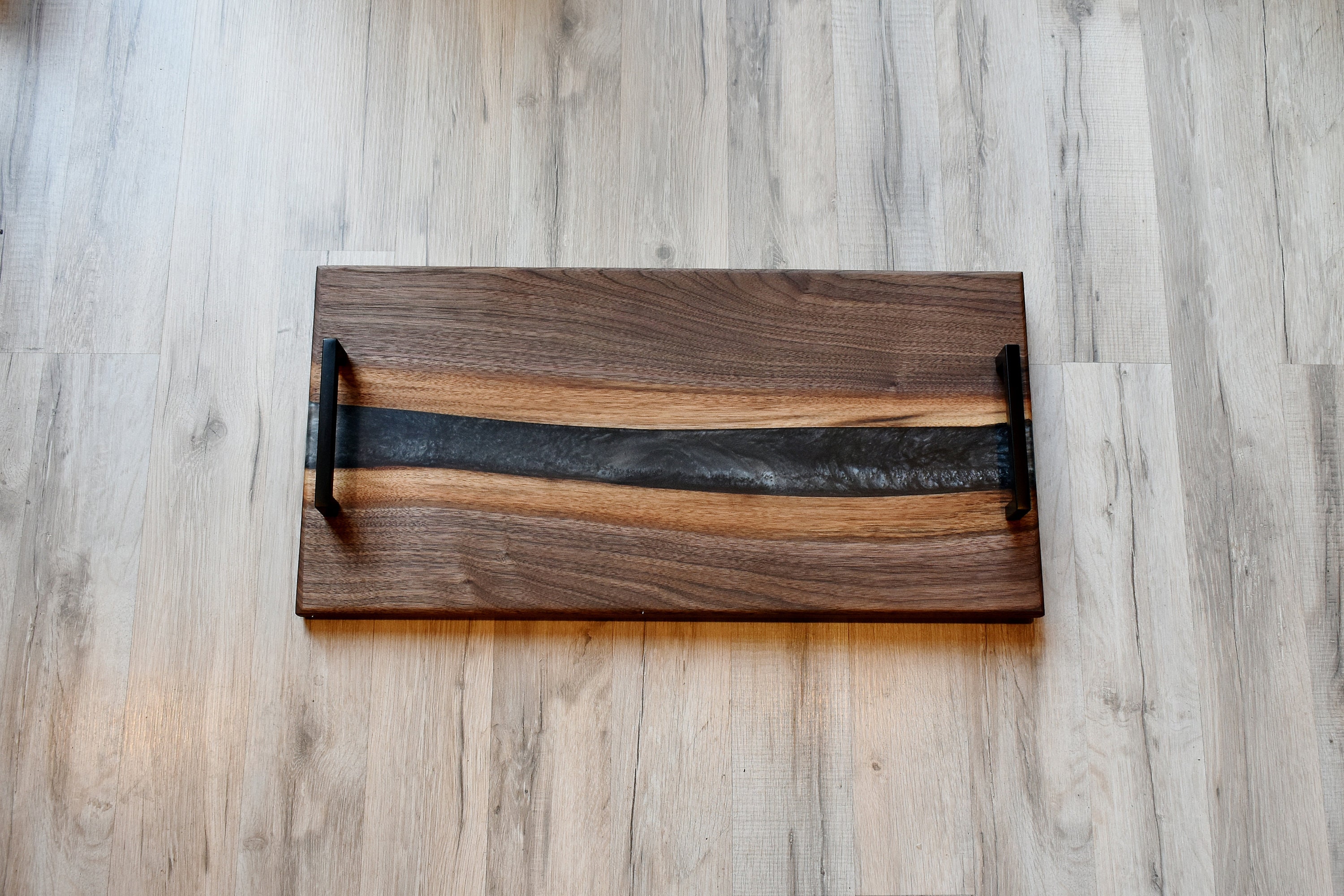 Cutting Board - Serving Tray - Charcuterie - Black Walnut