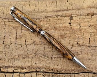 Bocote Wood Pen - Wooden Pen - Groomsmen Gift - Father's Day Gift - Wedding Gift - Graduation Gift