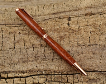 Padauk Wood Pen - Wooden Pen - Groomsmen Gift - Father's Day Gift - Wedding Gift - Graduation Gift