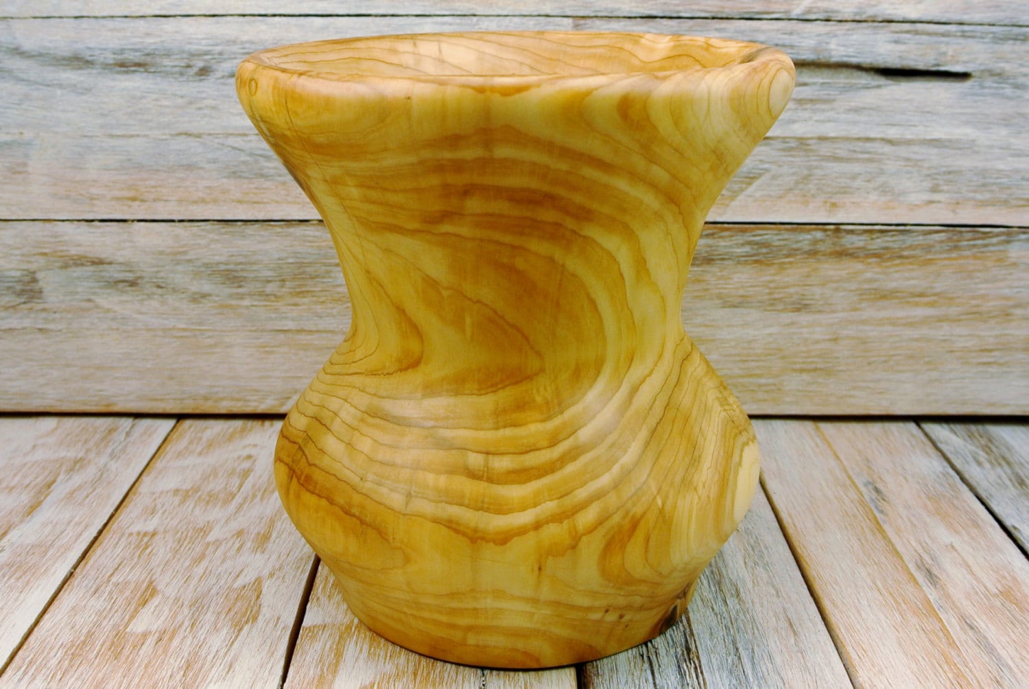 Wooden Vase Dry Vase Cedar Log Vase Wood Carving Etsy