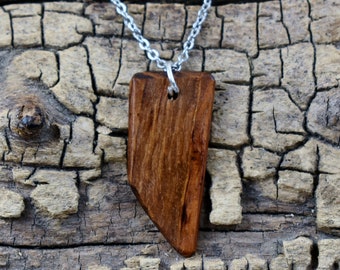 Sheoak Burl Wood Pendant Necklace - Handmade Wood Pendant - Rare Burl from Australia Wood Necklace - 1 Wood Pendant - 20 inch Long Chain