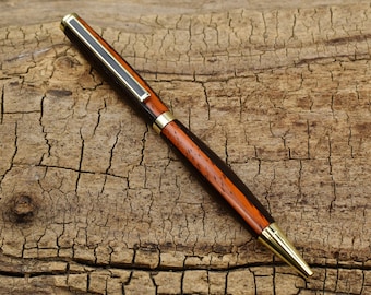 Multi-Wood Pen - Wenge and Padauk Wooden Pen - Groomsmen Gift - Father's Day Gift - Wedding Gift - Graduation Gift