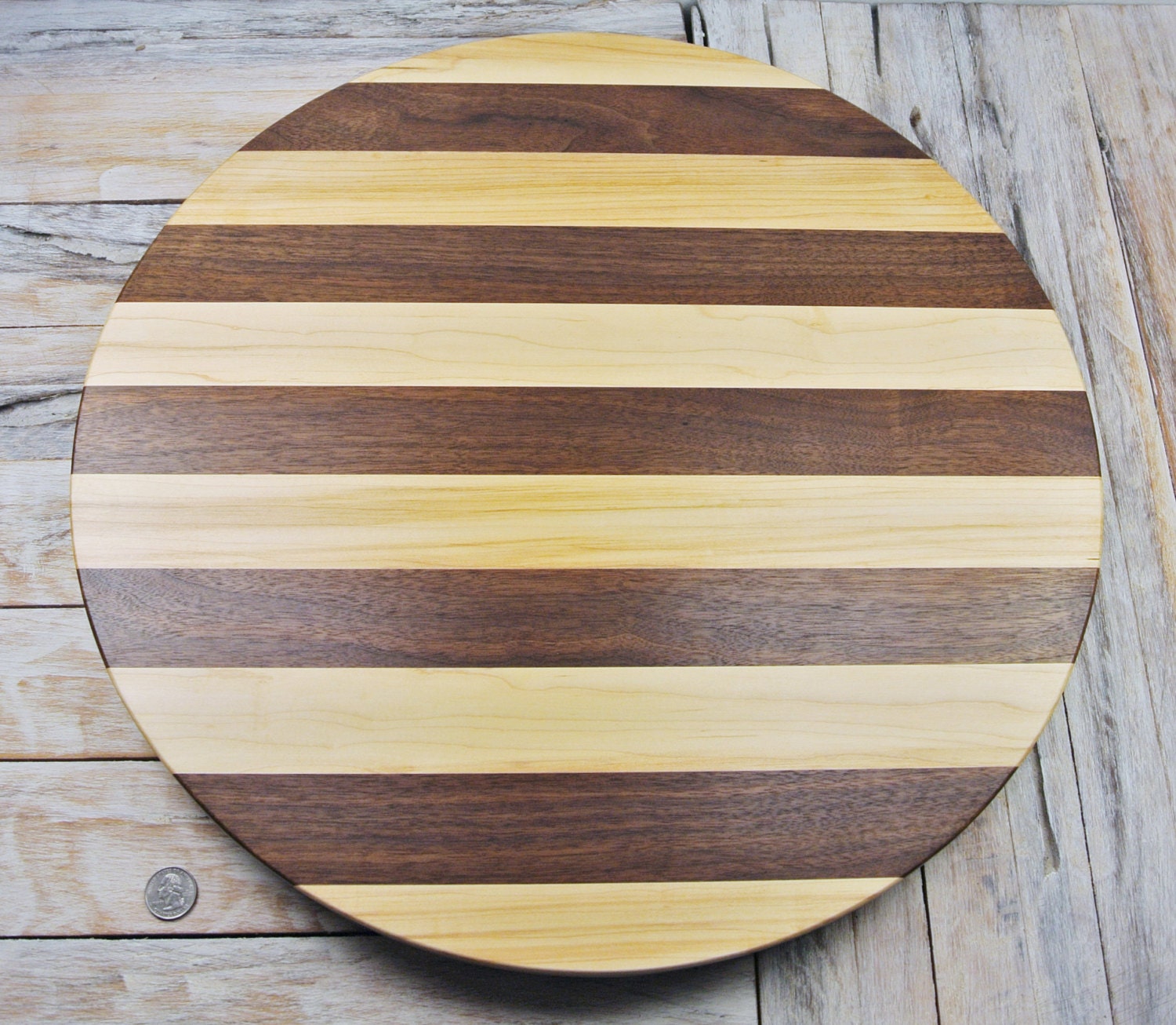 Wood Lazy Susan Wood Lazy Susan Maple and Walnut Wood Carving