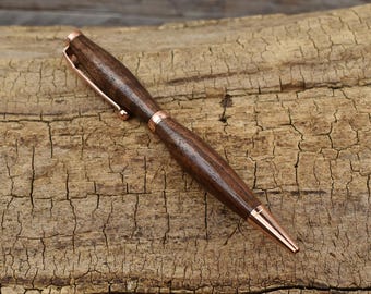 Curly Black Walnut Wood Pen - Wooden Pen - Groomsmen Gift - Father's Day Gift - Wedding Gift - Graduation Gift