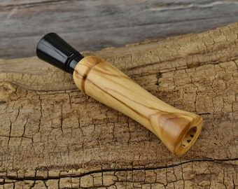Italian Olivewood Duck Call - Arkansas Magnum Single Reed