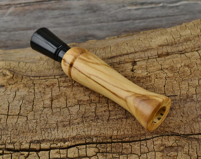 Italian Olivewood Duck Call - Arkansas Magnum Single Reed