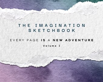 Cuaderno de bocetos con ideas de dibujo para niños, actividad artística creativa (descarga digital en PDF)