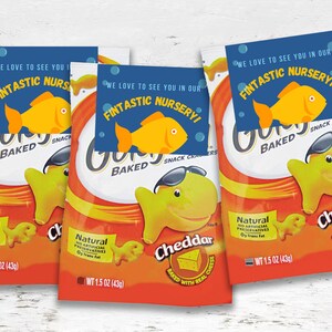 LDS Nursery Primary Goldfish Treat Tag - Minister to the Little One