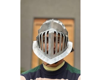 dark souls motorcycle helmet amazon Handcrafted Leather SOLAIRE Helmet: Dark Souls LARP Cosplay