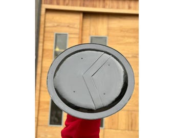 Replica dello scudo spartano, scudo da guerriero greco in metallo, fatto a mano, decorazione da parete per cosplay, regalo