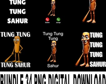 Tung Tung Tung Sahur PNG Ramadan Meme