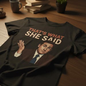 Felpa con cappuccio That's What She Said, felpa grafica Felpa con cappuccio That's What She Said, felpa grafica