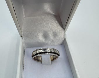 Anti-stress ring in 925/1000 silver