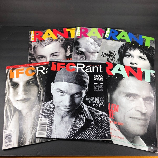 Lot 6 IFC Rants Magazines 2000 & 2001 Independent Film