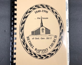 The House of God Bethel Baptist Church Cookbook 1990 Tabb Virginia