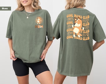 Comfort Colors® T-shirt, Bluey Mum Shirt, Mother's Day Bluey Shirt, Bluey Mom T-Shirt, Bluey Chilli Mum Tee, Cute Bluey Gift for Mum