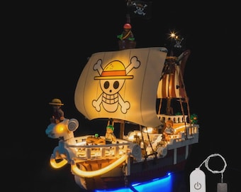 Light Kit for LEGO® The Going Merry One Piece #75639 - Premium LED Lighting Set - BrightMyBricks