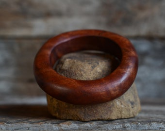 Small Australian wooden reclaimed river redgum bangle