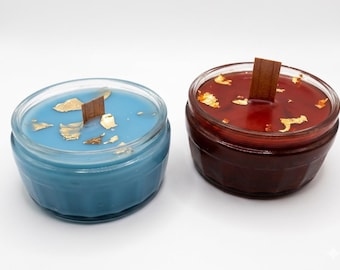 Handmade Soy Wax Candle | Natural Wooden Wick Candle | Long Lasting Home Fragrance