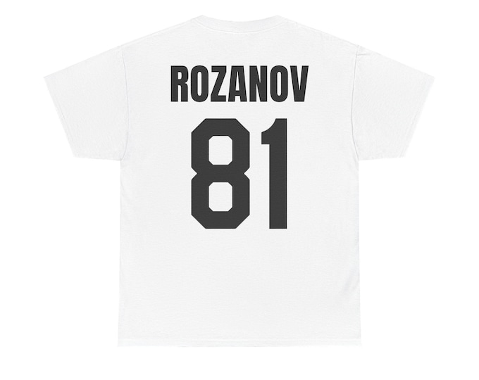 Featured listing image: Rozanov 81 Hockey Jersey Tee
