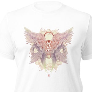 Seraphim Angel Graphic Tee, Biblically Accurate Angel Art T-Shirt, Unique Gifts