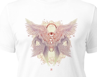 Seraphim Angel Graphic Tee, T-shirt d’art d’ange bibliquement précis, cadeaux uniques