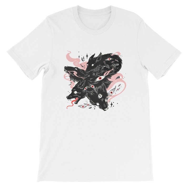 Many Eyes and Wolves Graphic Tee Wild Dog Emo T-shirt Gothic - Etsy