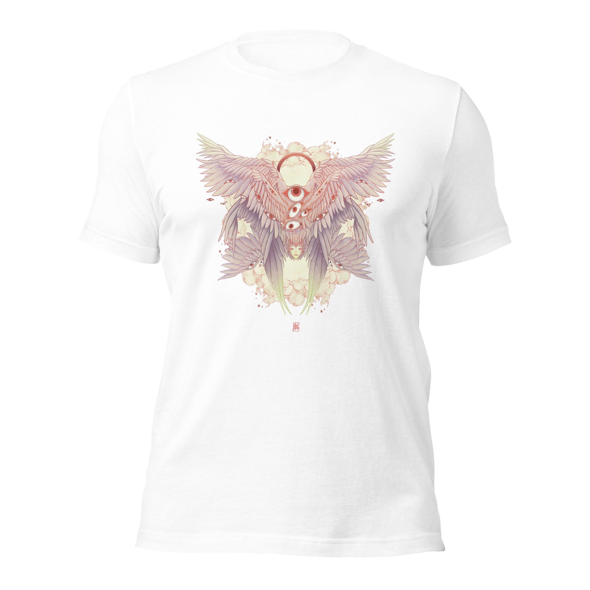 WATWING Seraphim Tシャツ Seraphim Angel Graphic Tee, Biblically Accurate Angel Art T