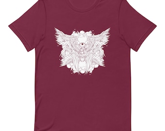 T-shirt ange bibliquement précis, vêtements esthétiques Seraphim, t-shirt gothique Seraph
