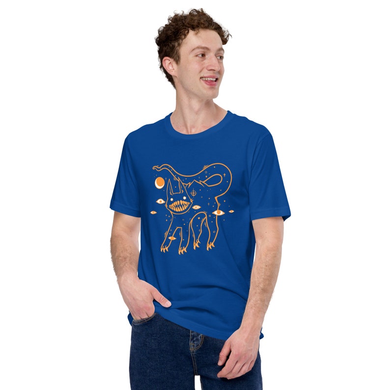 Creepy Cute Orange Cat T-Shirt, Goblincore Grunge Alt Clothing, Witchy Tee Shirt, Goth Aesthetic Witch Tops