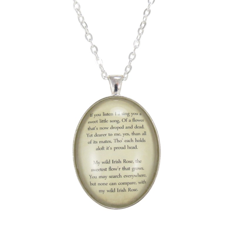 Custom Poem Necklace Personalized Pendant For Song Lyrics Or Etsy