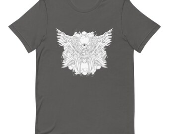 T-shirt ange bibliquement précis, vêtements esthétiques Seraphim, t-shirt gothique Seraph
