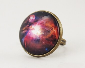Orion Nebula Ring, Galaxy Jewelry