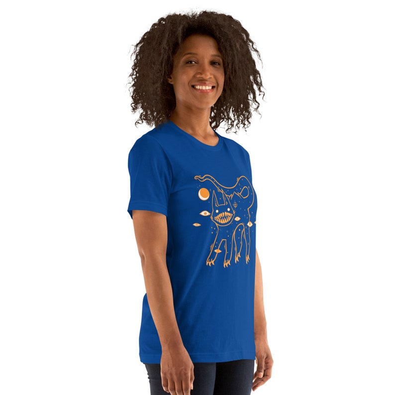 Creepy Cute Orange Cat T-Shirt, Goblincore Grunge Alt Clothing, Witchy Tee Shirt, Goth Aesthetic Witch Tops