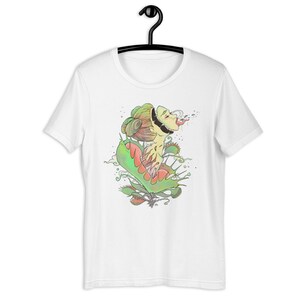 Venus Fly Trap Woman T-shirt, Artwork Graphic Tee, Art Clothing