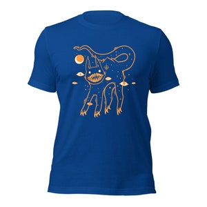 Creepy Cute Orange Cat T-Shirt, Goblincore Grunge Alt Clothing, Witchy Tee Shirt, Goth Aesthetic Witch Tops