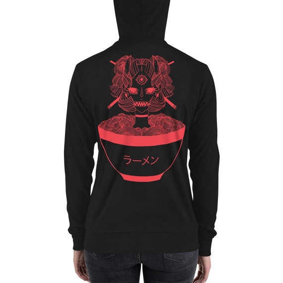 monster zip up hoodie