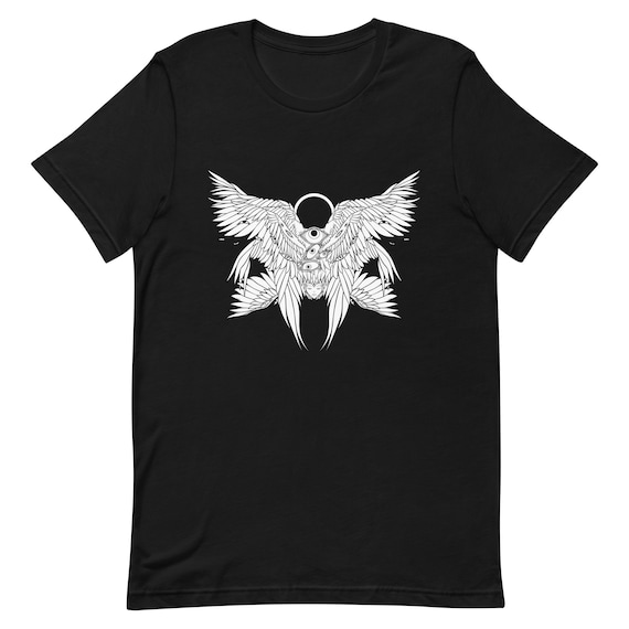 WATWING Seraphim Tシャツ Seraphim Angel T-shirt, Biblically Accurate Angel Art Graphic Tee