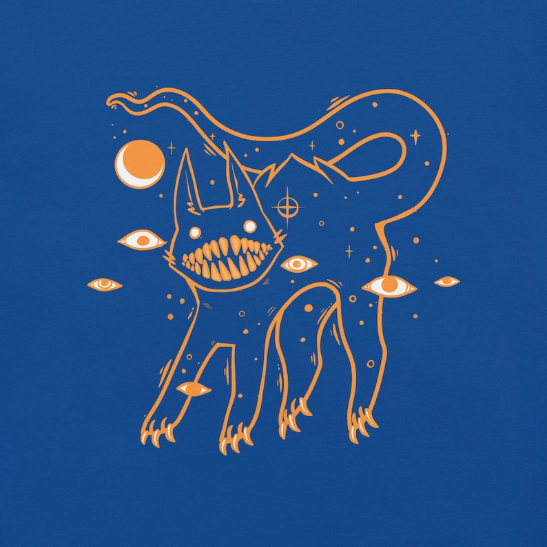 Creepy Cute Orange Cat T-Shirt, Goblincore Grunge Alt Clothing, Witchy Tee Shirt, Goth Aesthetic Witch Tops