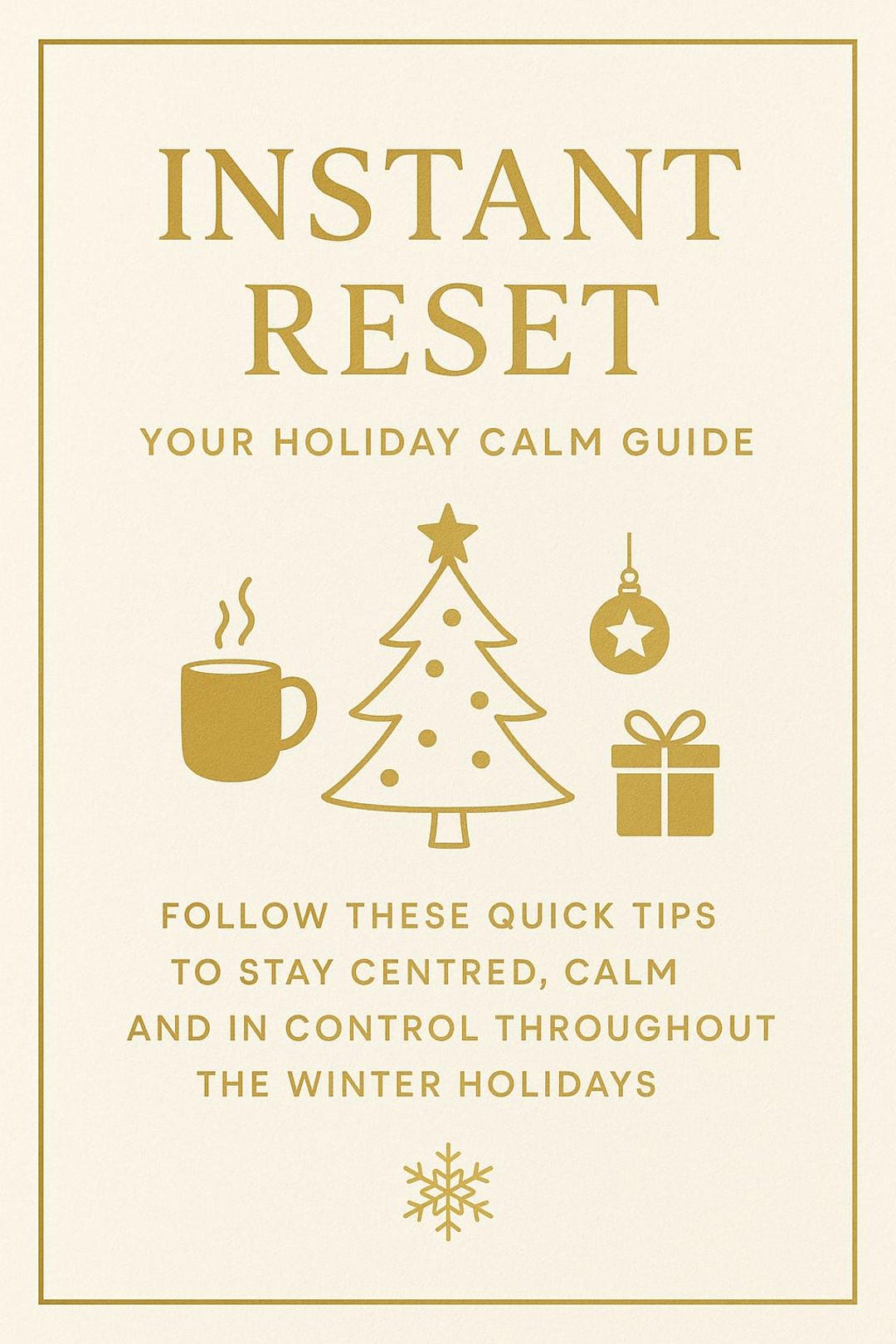 Remain Calm Guide Instant Reset: Your Holiday Calm Guide - Etsy