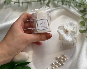 Personalized Wedding Candle Favors • Candle Favors • Wedding Favors for Guests • Bridal Shower Favor • Memorial Wed Candle