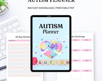 Autism Planner Printable | Daily Routine & Special Needs (Digital PDF Download)