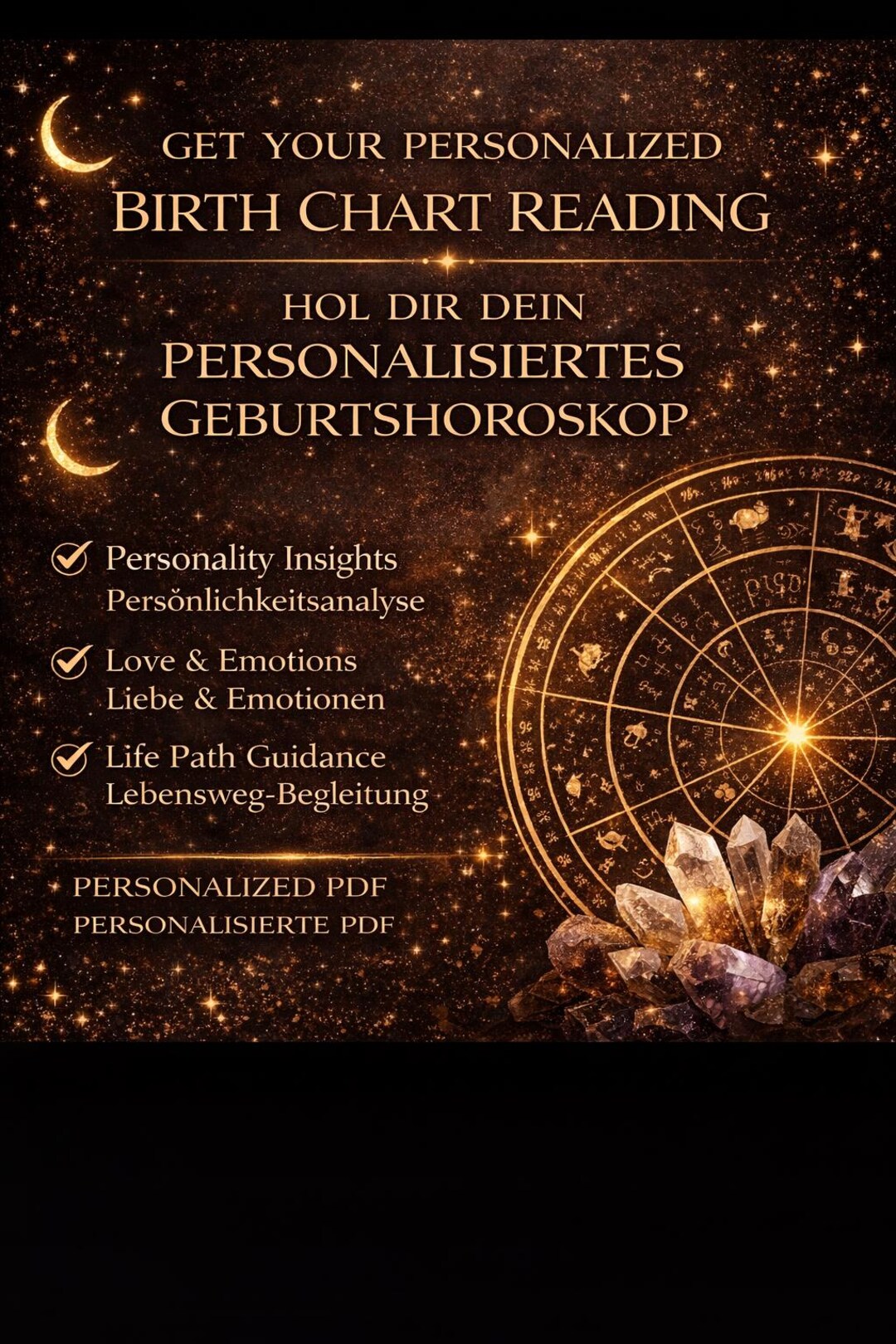 Personalized Birth Chart Reading | Astrology Reading | Natal Chart PDF ...