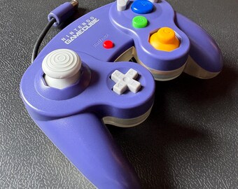 Mando prototipo personalizado para Gamecube / Estilo prototipo índigo / transparente