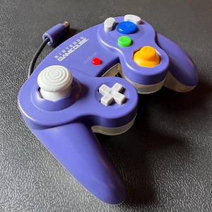 Custom Gamecube Prototype Controller | Prototype Styled Indigo / Clear